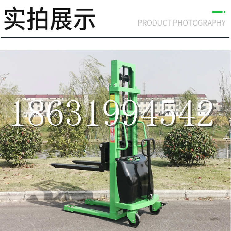 工布江达县电动叉车堆高车液压铲车电瓶1吨2吨站驾步行式小型全自动叉车